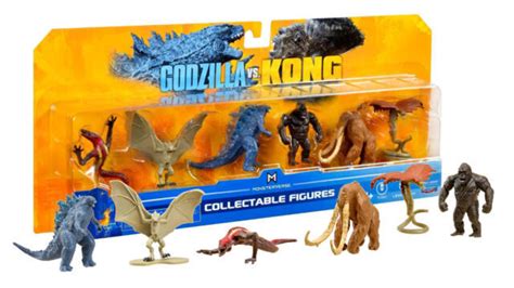 Playmate Monsterverse Godzilla Vs Kong Mini Set Pack Behemoth Warbat