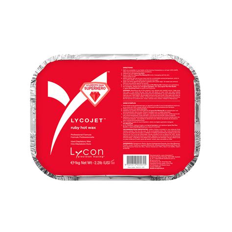 Lycojet Ruby Hot Wax Kg Lycon Precision Waxing