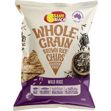 Calories In Sunrice Brown Rice Chips Wild Rice Calcount