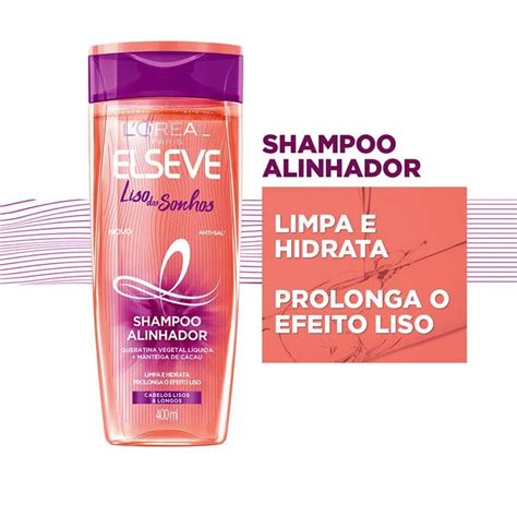 Shampoo Elseve Liso Dos Sonhos 400ml Loréal Paris