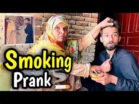 Smoking Prank On Mom Bhut Maar Pari Smoking Prank Youtube