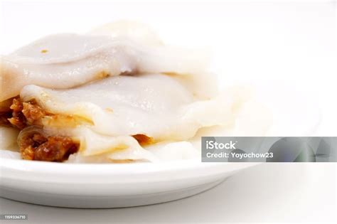 Char Siu Cheong Fun A Chinese Dim Sum Stock Photo - Download Image Now - Asia, Cantonese ...