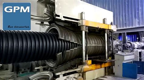 Pe Double Wall Corrugated Pipe Extrusion Line Hdpe Double Wall