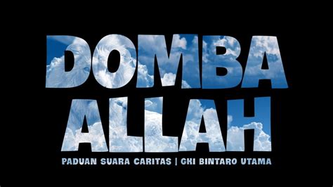 Domba Allah Paduan Suara Caritas YouTube