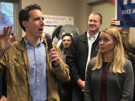 Josh Hawley Wife - Josh Hawley and his wife, Erin, wait to vote | Photos | columbiamissourian ...