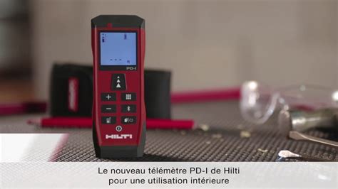 INTRODUCTION au télémètre laser intérieur PD I de Hilti YouTube