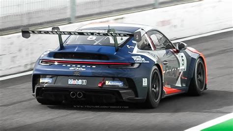 Porsche 992 GT3 Cup Sound In Action 2021 Porsche Mobil 1 Supercup