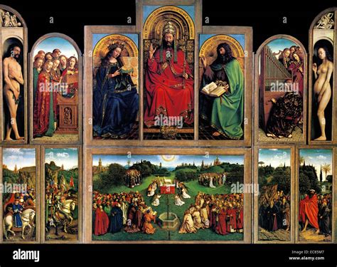 The Ghent Altarpiece Open Stock Photo 76397447 Alamy 8c2