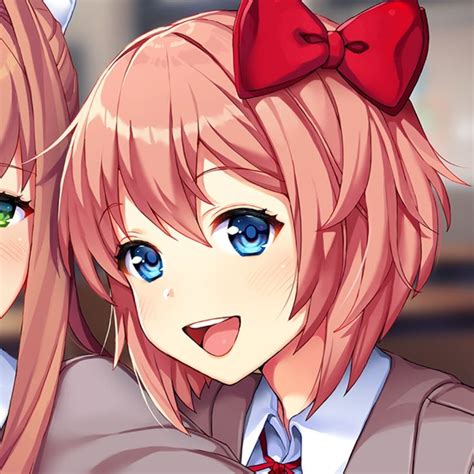 Sayori Ddlc Icon Em 2024 Doki Personagens De Anime Anime