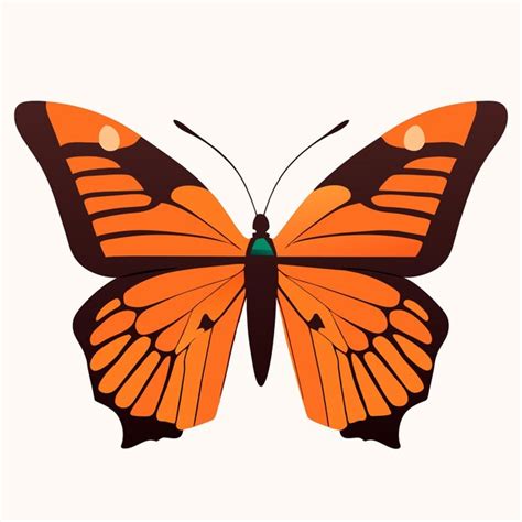 Premium Vector Monarch Butterfly Flight Artistic Revelation