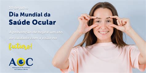 Dia Mundial da Saúde Ocular 2022 AOC Associação de Oftalmologia de