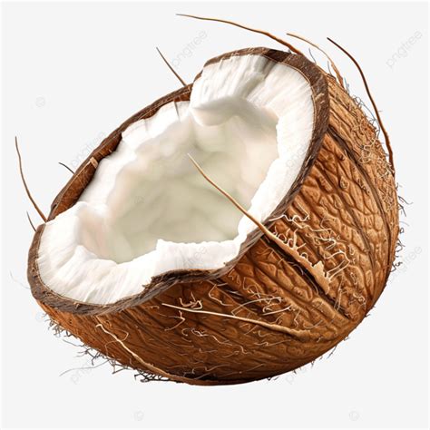 Coconut Realistic Image Nature Objects Food Png Transparent Image