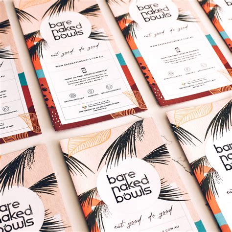 Together Menu Design Bare Naked Bowls