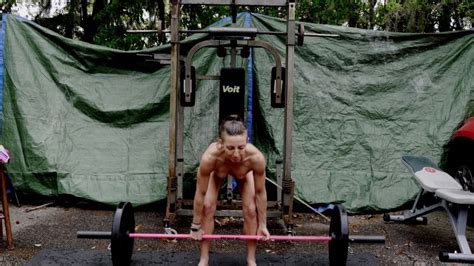 Lora Cross Naked Workout Advanced Weightlifting Manyvids