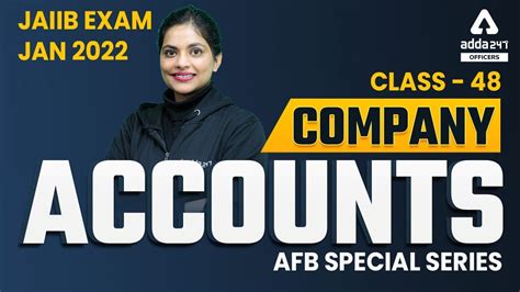 JAIIB Exam January 2022 Company Accounts Class 48 YouTube