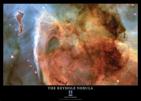 ESA Keyhole Nebula Poster Picture Metal Print Paint By NTx