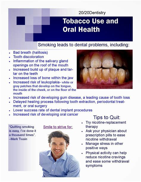Dental Dialogue: Tobacco Use and Oral Health