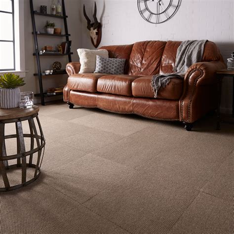 Mohawk Home Peel And Stick Polyester Carpet Tiles 16 Tiles 36 Sq Ft