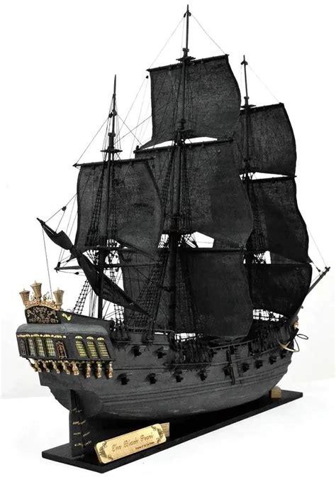 ZHL The Black Pearl Golden Version 2021 Wood Model Ship Kit 31 Inch