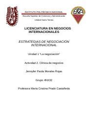 U1 A2 MoralesRojas docx INSTITUTO POLITÉCNICO NACIONAL Escuela