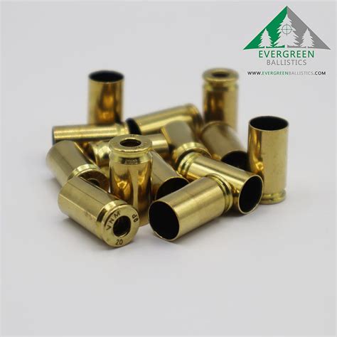 9mm New Brass For Reloading Evergreen Ballistics