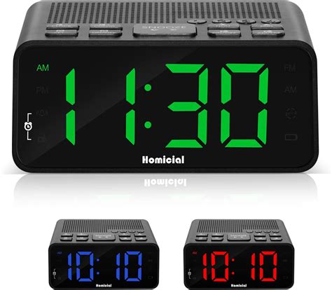 Digital Alarm Clock Radio Alarm Clocks For Bedrooms With Am Fm Radio Sleep Timer