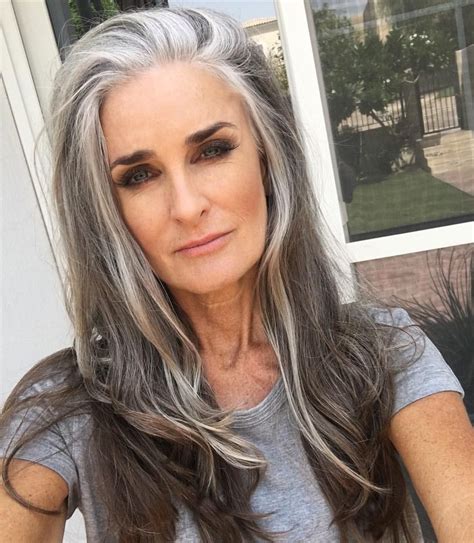 Long Hair Styles For Women Over 50 Inspired Beauty Silver Hair Color Beautiful Gray Hair