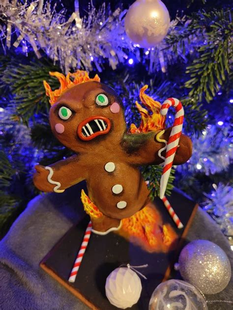 Krampus Gingerbread Man