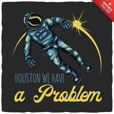 Vintage Astronaut Design Poster Design Template Free Design Template