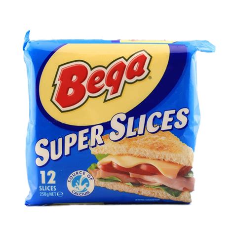 250g Bega Super Slice Les Whitehead Dairy Products