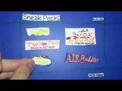 Sneak Peeks Menus (The Playhouse Disney New Series (2020) DVDs ...