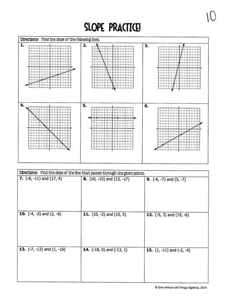 1 Slope Practice Kristin Baker Library Formative