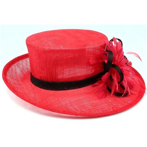 Chapeau Mariage Rouge Et Noir Achat Chapeau Mariage