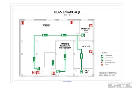 Oznakowanie Dr G Ewakuacyjnych I Plany Ewakuacji Elmetal