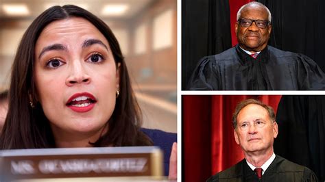 Aoc Files Impeachment Articles Against Clarence Thomas And Samuel Alito