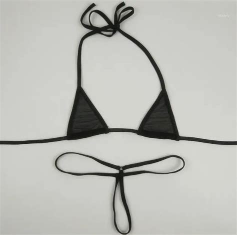 Donne Extreme Sexy Micro Bikini Esotico Mini Costumi Da Bagno Set