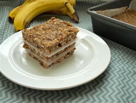 Banana Oat Bars Vegan Gluten Free Nut Free Happy Healthy Mama