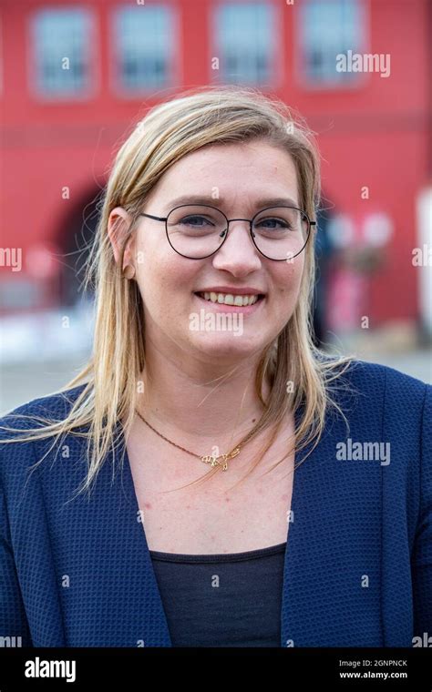 Greifswald Germany 27th Sep 2021 Anna Kassautzki Direct Candidate Of The Spd For The