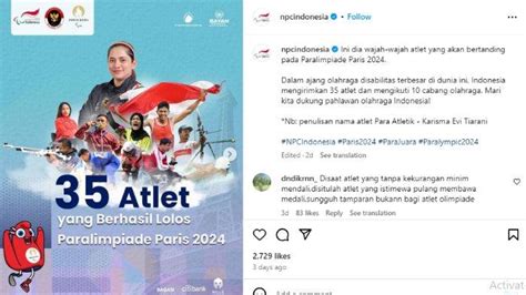 Daftar 10 Cabor Yang Diikuti Atlet Indonesia Di Paralimpiade Paris 2024