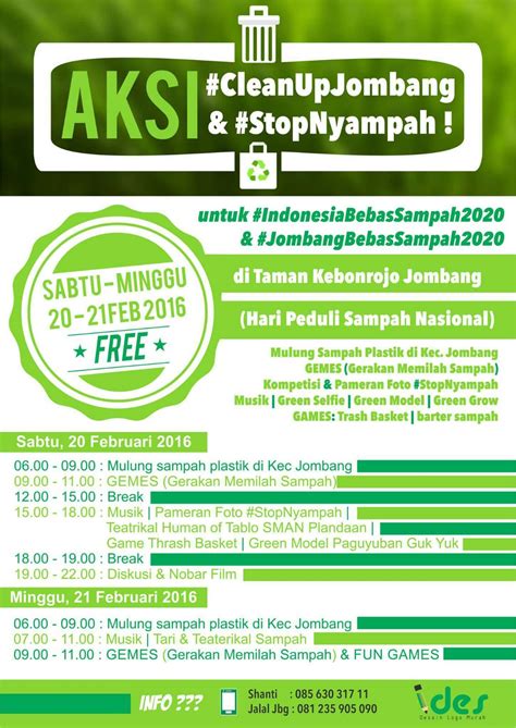 Green Action Hari Peduli Sampah Nasional 2016 Sanggar Hijau Indonesia