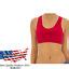 Women Seamless Racerback Paded Sports Bra Yoga Fitness Stretch Workout