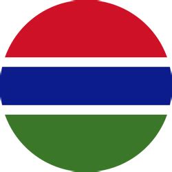 The Gambia flag vector - country flags