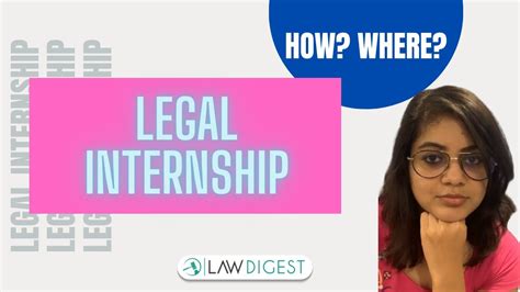 Legal Internship All About Internships For Law Students Youtube