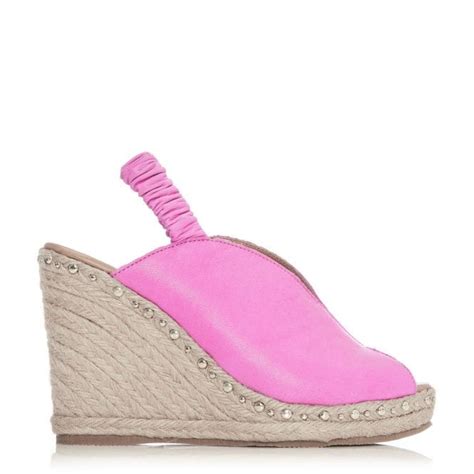 Priimrose Fuschia Leather Sandals From Moda In Pelle Uk