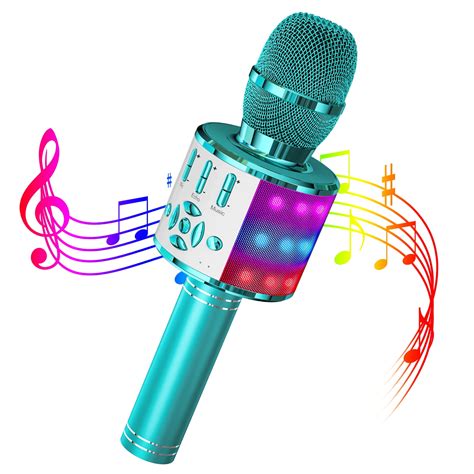 Bonaok Kids Karaoke Microphone Machine Toy Bluetooth Microphone