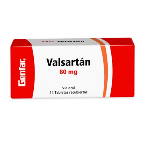 Valsartan 80 Mg Caja X 14 Tabletas Droguería Farma Economía