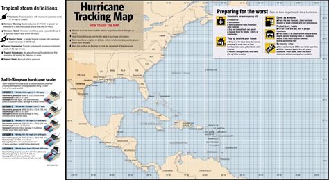 Hurricane Tracking Map Printable