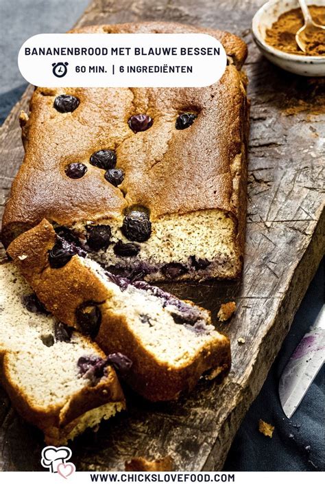 Gezond Bananenbrood Met Blauwe Bessen Recept Bananenbrood Gezond