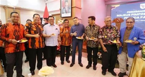 Hadiri Peresmian Kantor MPN Pemuda Pancasila Hary Tanoesoedibjo