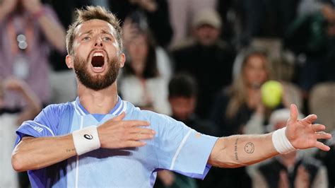 Roland Garros 3e tour Portrait de Corentin Moutet l écorché qui